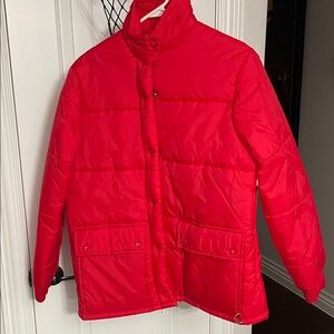 Red Puffer Jacket
